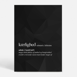 Krlighed - Opslagsord (SORT) - Citater