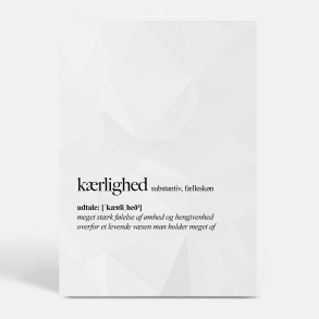 Krlighed - Opslagsord (HVID) - Citater