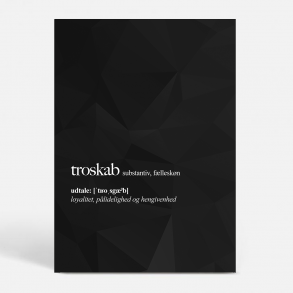 Troskab - Opslagsord (SORT) - Citater