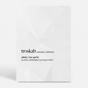 Troskab - Opslagsord (HVID) - Citater