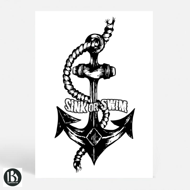 Sink or Swim - Hvid - Motivation