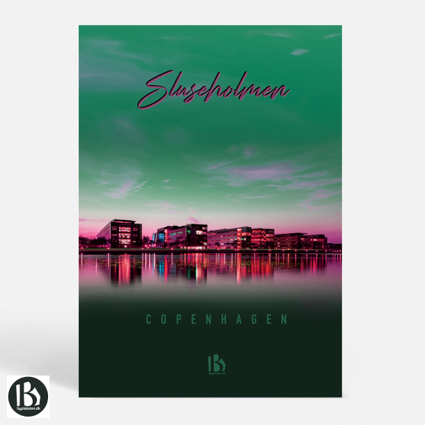Kbenhavn (2450) - Kunstnerisk - Sluseholmen by Night