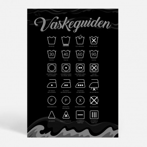 Vaskeguiden - Mrk - Sjove plakater