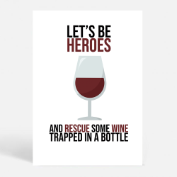 WINE HEROES - Hvid - Livsstil