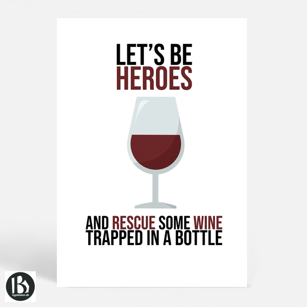 WINE HEROES - Hvid - Livsstil