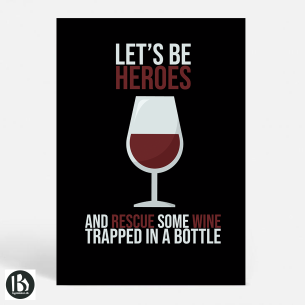 WINE HEROES - Sort - Livsstil