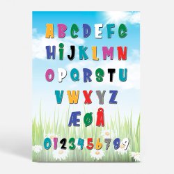 ABC plakaten - Sjove plakater - Klassisk