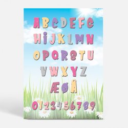 ABC plakaten - Sjove plakater - Pige