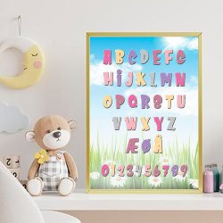 ABC plakaten - Sjove plakater - Pige