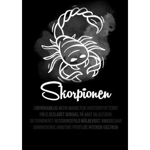 Skorpionen - Stjernetegn