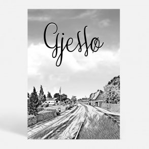 Gjess (8600) - Kunstnerisk - In Grey