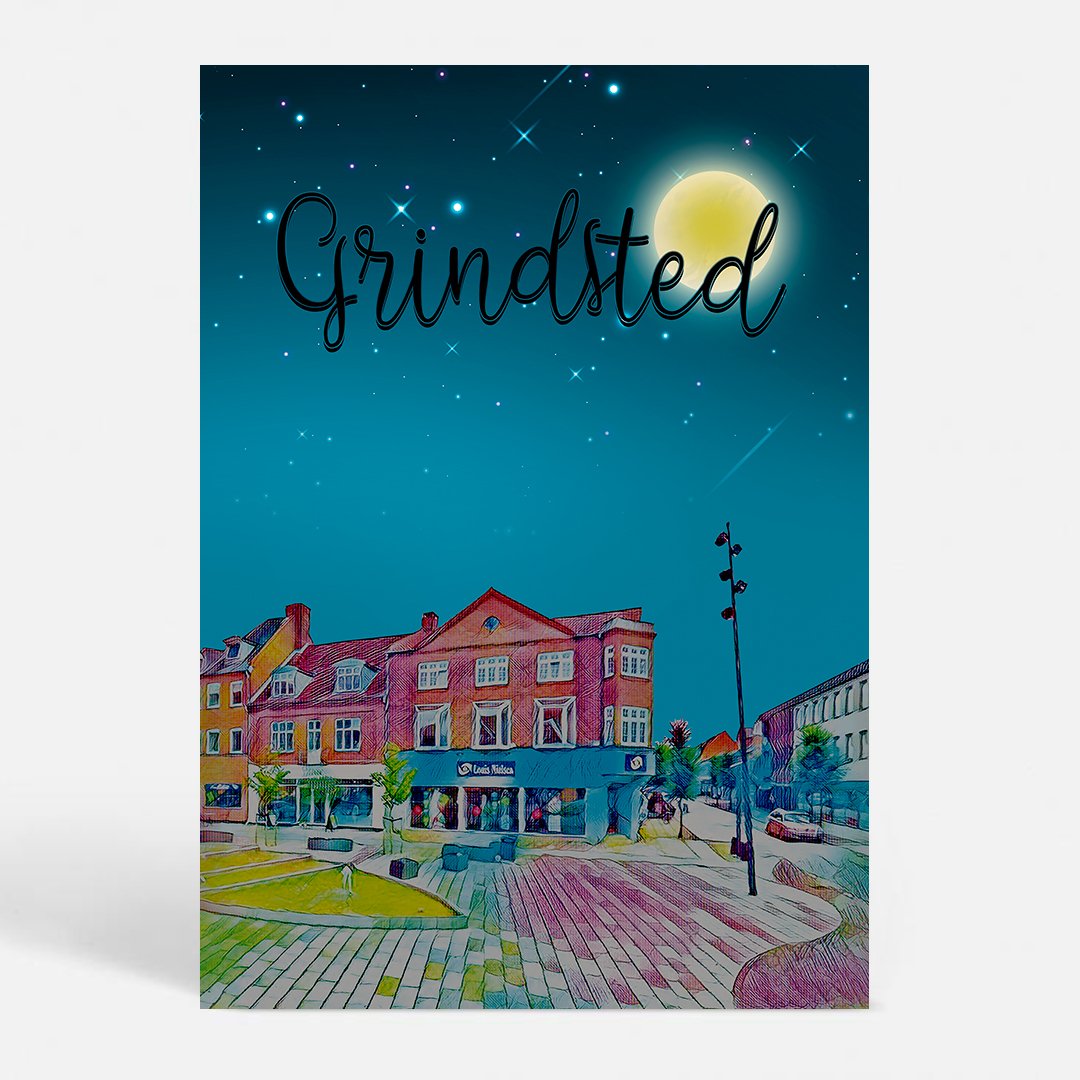 Grindsted - Kunstnerisk - by Night