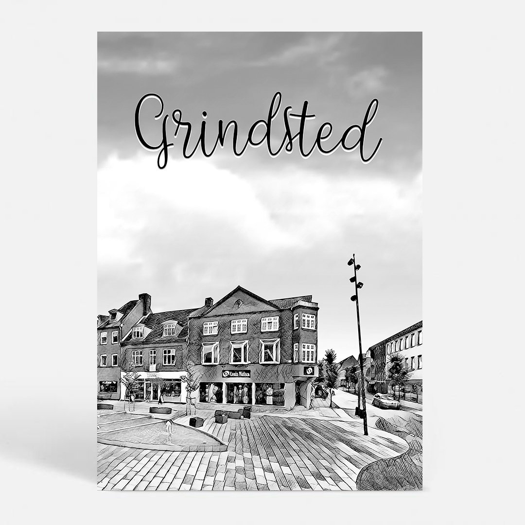 Grindsted (7200) Kunstnerisk In Grey