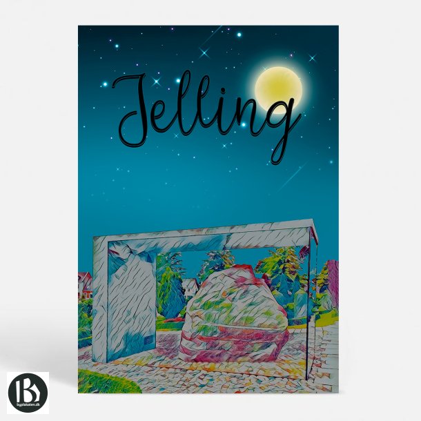 Jelling (7300) - Kunstnerisk - by Night