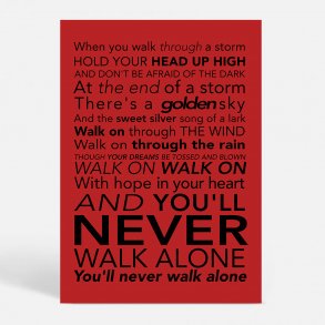 Never Walk Alone - Citater