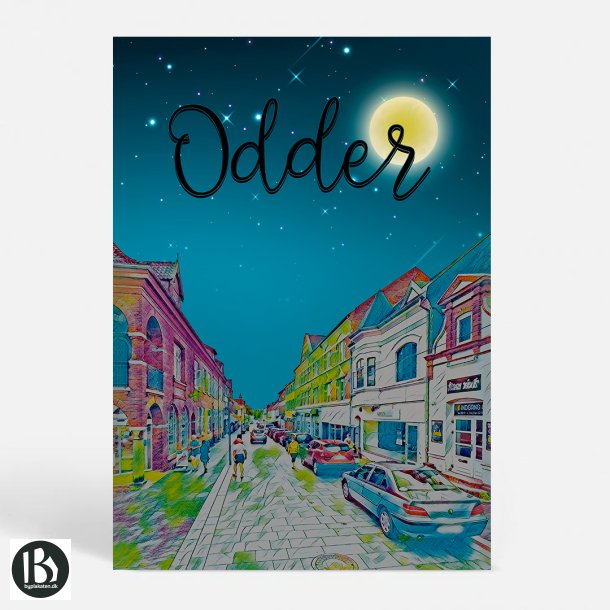 Odder (8300) - Kunstnerisk - by Night