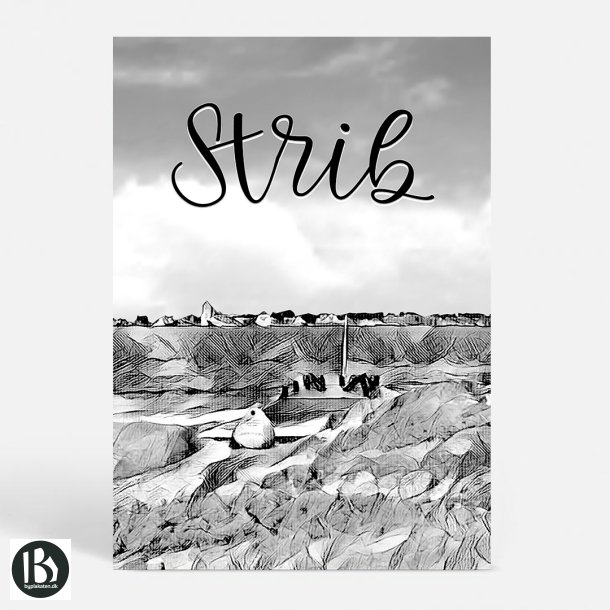 Strib (5500) - Kunstnerisk - In Grey v2