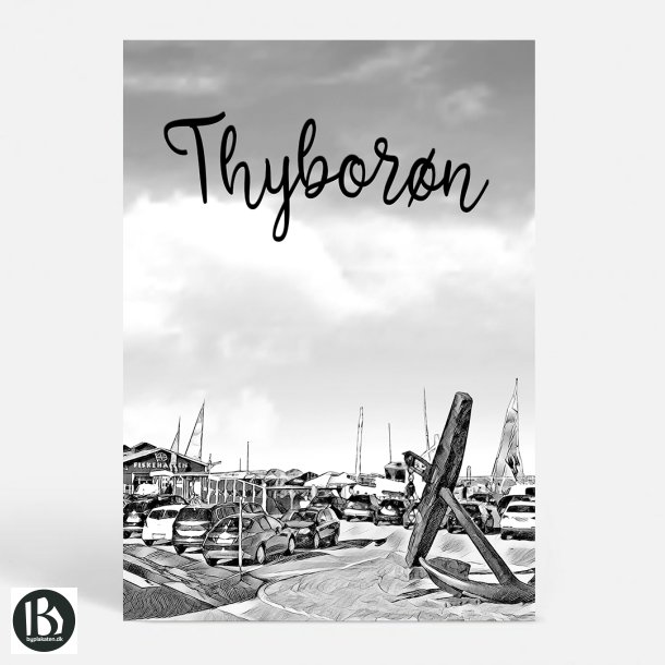 Thybor�n (7680) - Kunstnerisk - In Grey