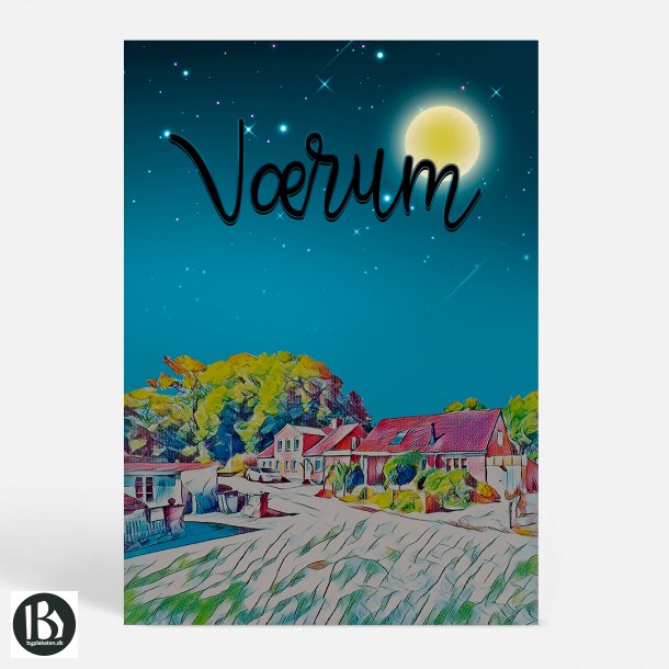 V�rum (8940) - Kunstnerisk - by Night