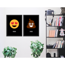 Shit Happens - Emojis - Sjove plakater